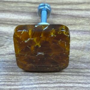 10 Vintage Laurey Square Drawer Knobs Resin Cabinet Pulls